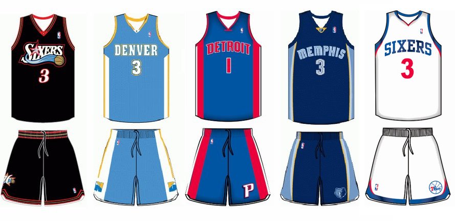 nba team uniforms